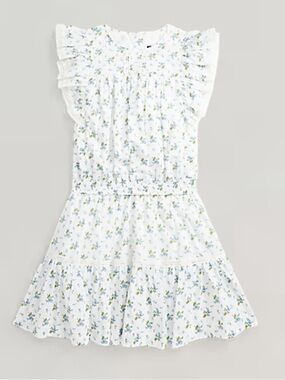 POLO RALPH LAUREN GIrls Floral Cotton Batiste Top & Skirt Set - Size 14